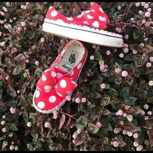 Disney x VANS minnie mouse bow print